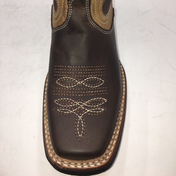 Women’s cowgirl Cowboy Western Rodeo Leather boots brown Bota Vaquera piel 940 - Picture 6 of 8